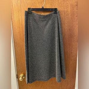 H&M Gray Tweed-Texture Skirt